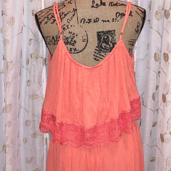 🤩♥️FINAL PRICE! NWOT Rue 21 Size M Coral Dress🤩♥️ - Picture 3 of 5
